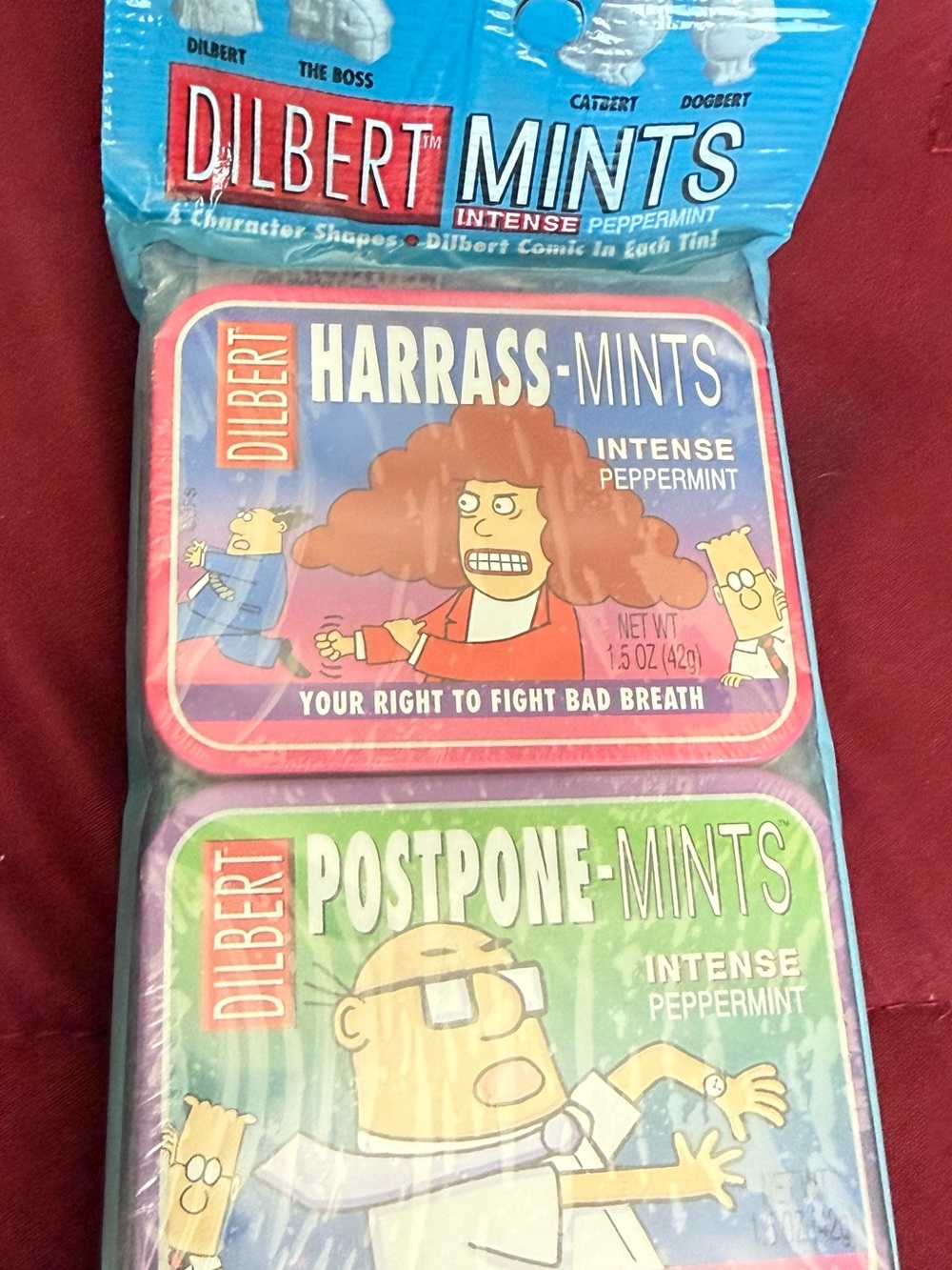Mints Assorted Tin Pack - Intense Peppermint (Red & Green)